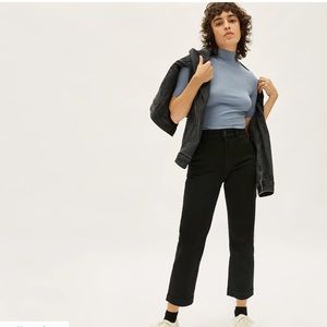 Everlane Straight-Leg Crop in Sandstone